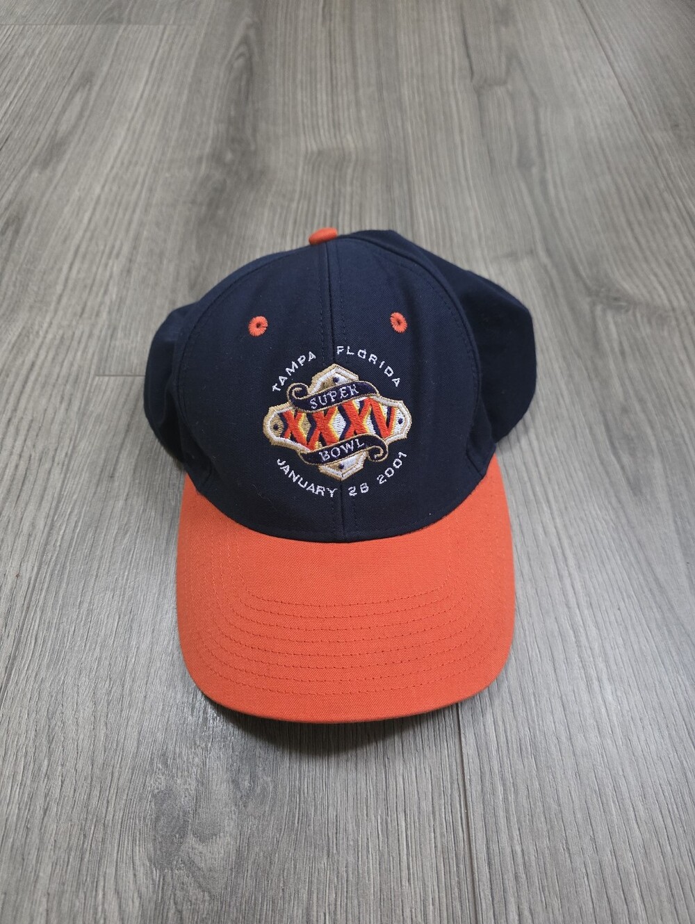 Vintage Logo Athletic 2001 Superbowl XXXV Snapback Hat